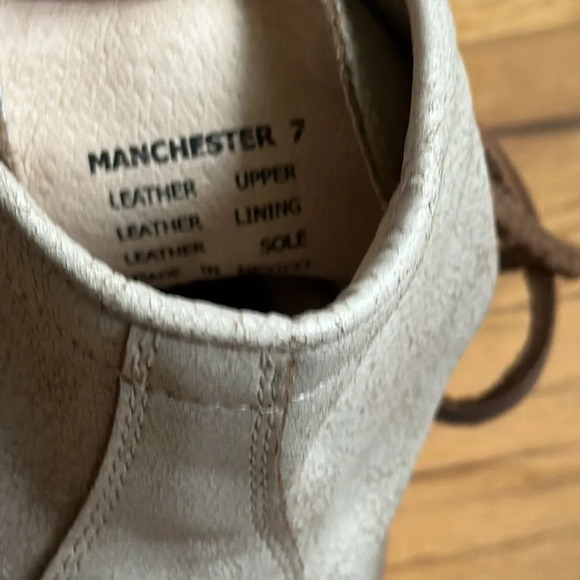 FreeBird sz 7 Manchester boot cream taupe distressed great pre owned condition - Picture 8 of 8